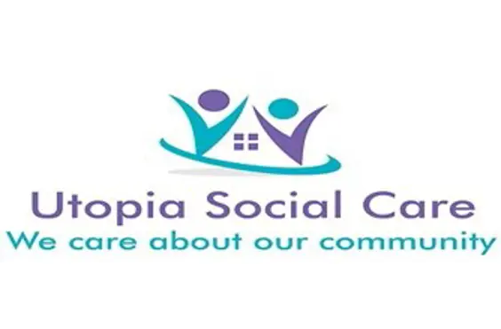 Utopia Social Care - A company logo