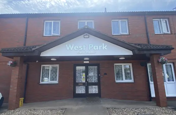 West Park Care Home - outside view of care home