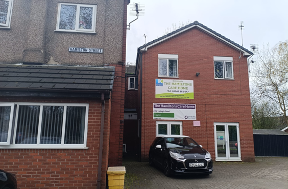 The Hamiltons Care Home - An outside view of the home