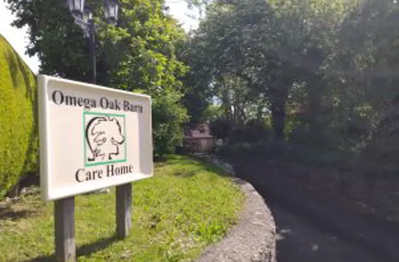 Omega Oak Barn - outside view of care home