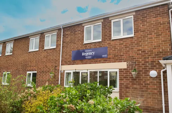 Regency Care Home - outside view of care home