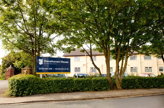 Dovehaven House - outside view of care home