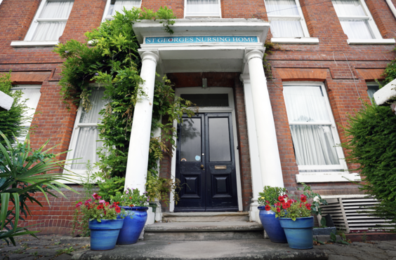 St George's Nursing Home - outside view of care home