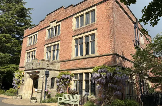 Stretton Hall Nursing Home - outside view of care home