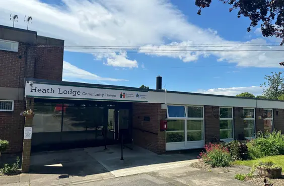 Heath Lodge Community Haven - outside view of care home