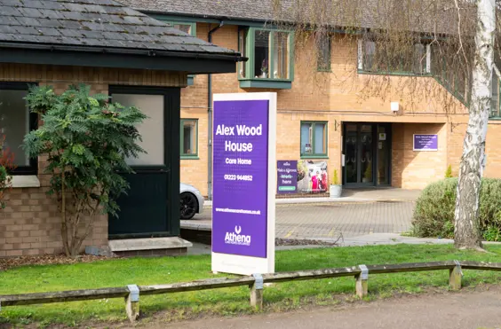 Alex Wood House - An outside view of the home