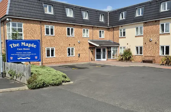 The Maple Care Home - outside view of care home