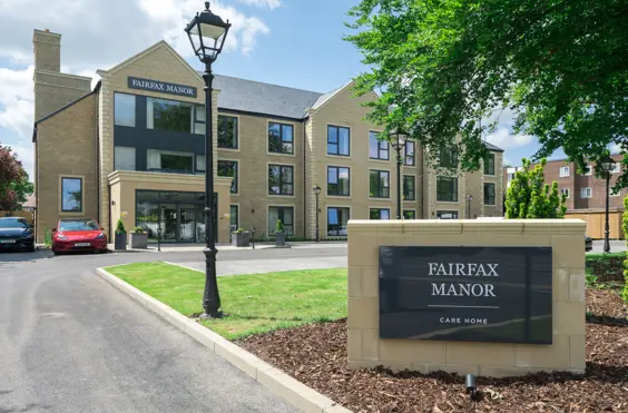 Fairfax Manor Care Home - An outside view of the home