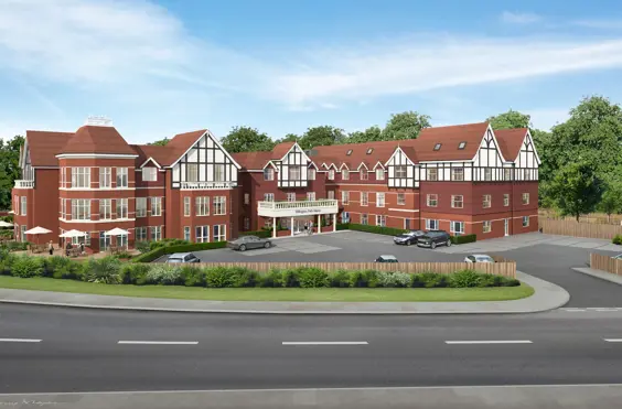Hallmark Willingdon Park Manor Luxury Care Home - outside view of care home