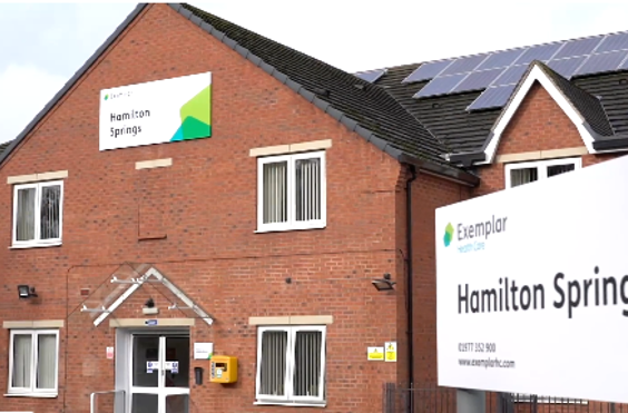 Hamilton Springs - An outside view of the home