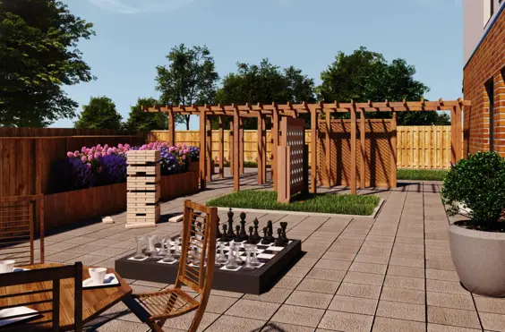 Wytham Lodge - outside view of care home