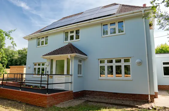 Langdown House - outside view of care home