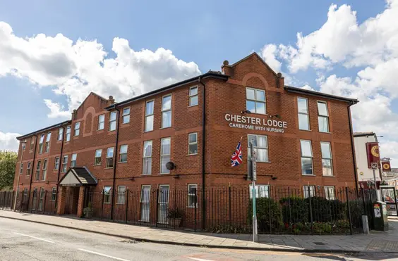 Chester Lodge Care Home - outside view of care home
