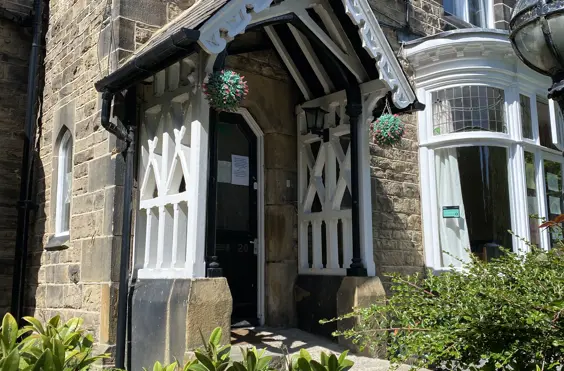 Aaron House - An outside view of the home