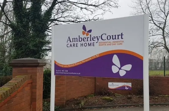 Amberley Court Care Home - outside view of care home