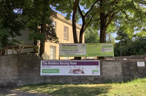 The Heathers Nursing Home - outside view of care home