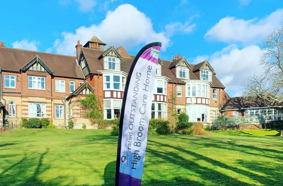 High Broom Care Home - outside view of care home