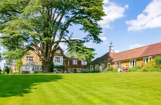 The Old Rectory - outside view of care home