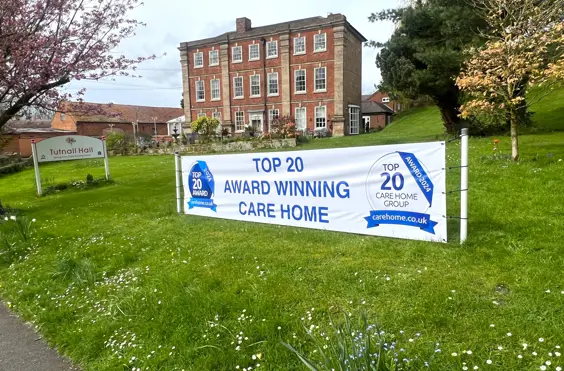 Tutnall Hall Care Home - outside view of care home