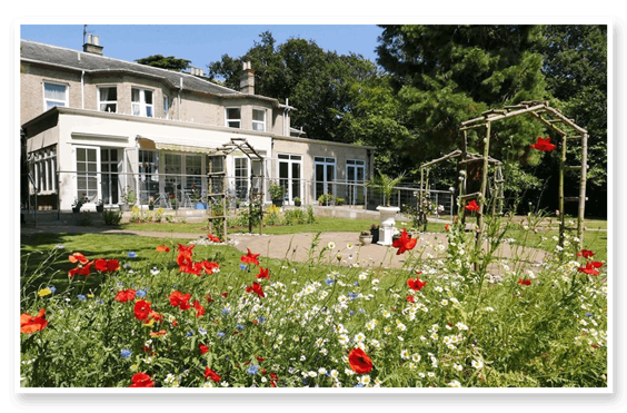 Leiston Old Abbey Residential Home - outside view of care home