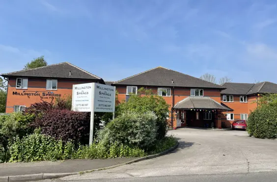 Millington Springs - outside view of care home
