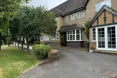 An outside view of the home