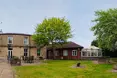 An outside view of the home