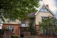 An outside view of the home