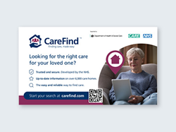 CareFind digital advert